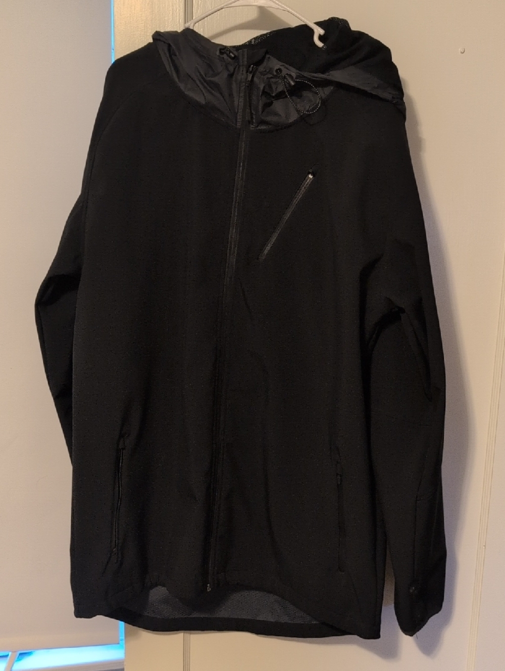 Ride Snowboards Black Hooded Zip Jacket